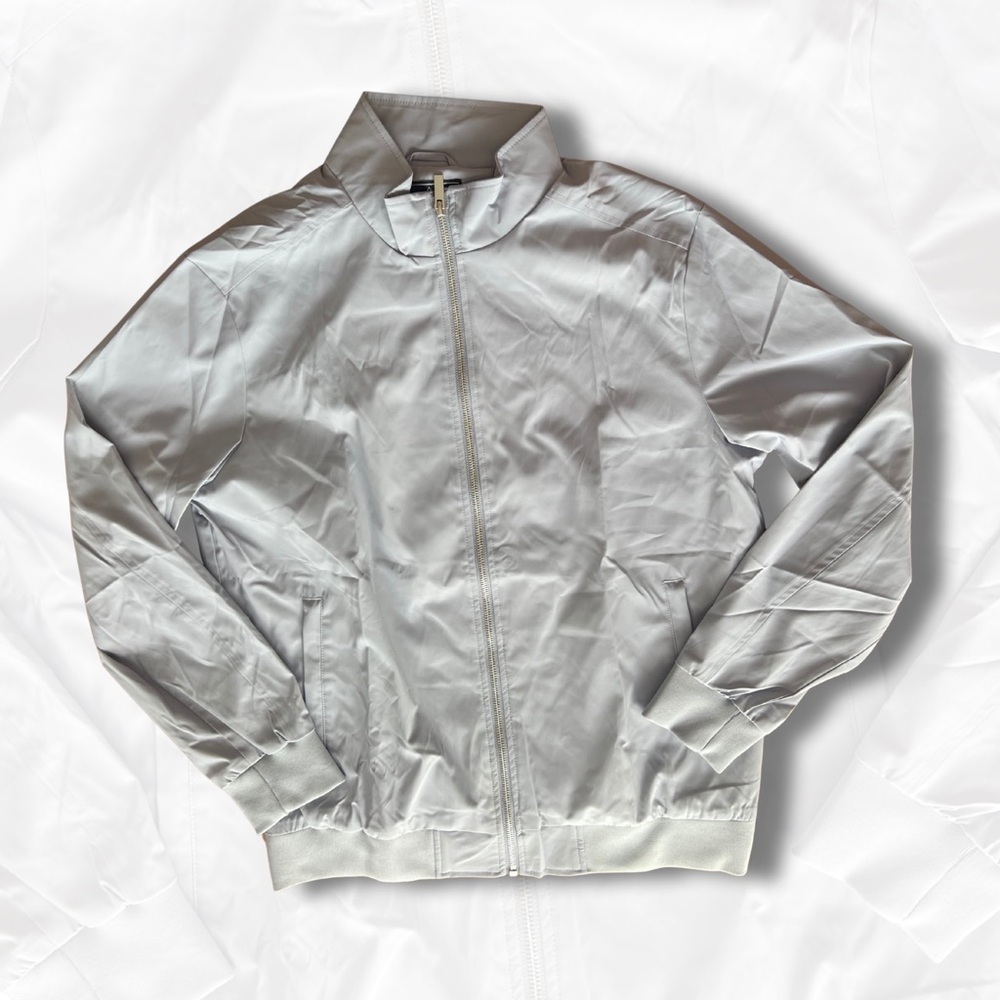 Men's Stone Grey Windbreaker
